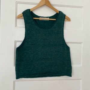 Free People FP Beach boho knit linen blend tank vest